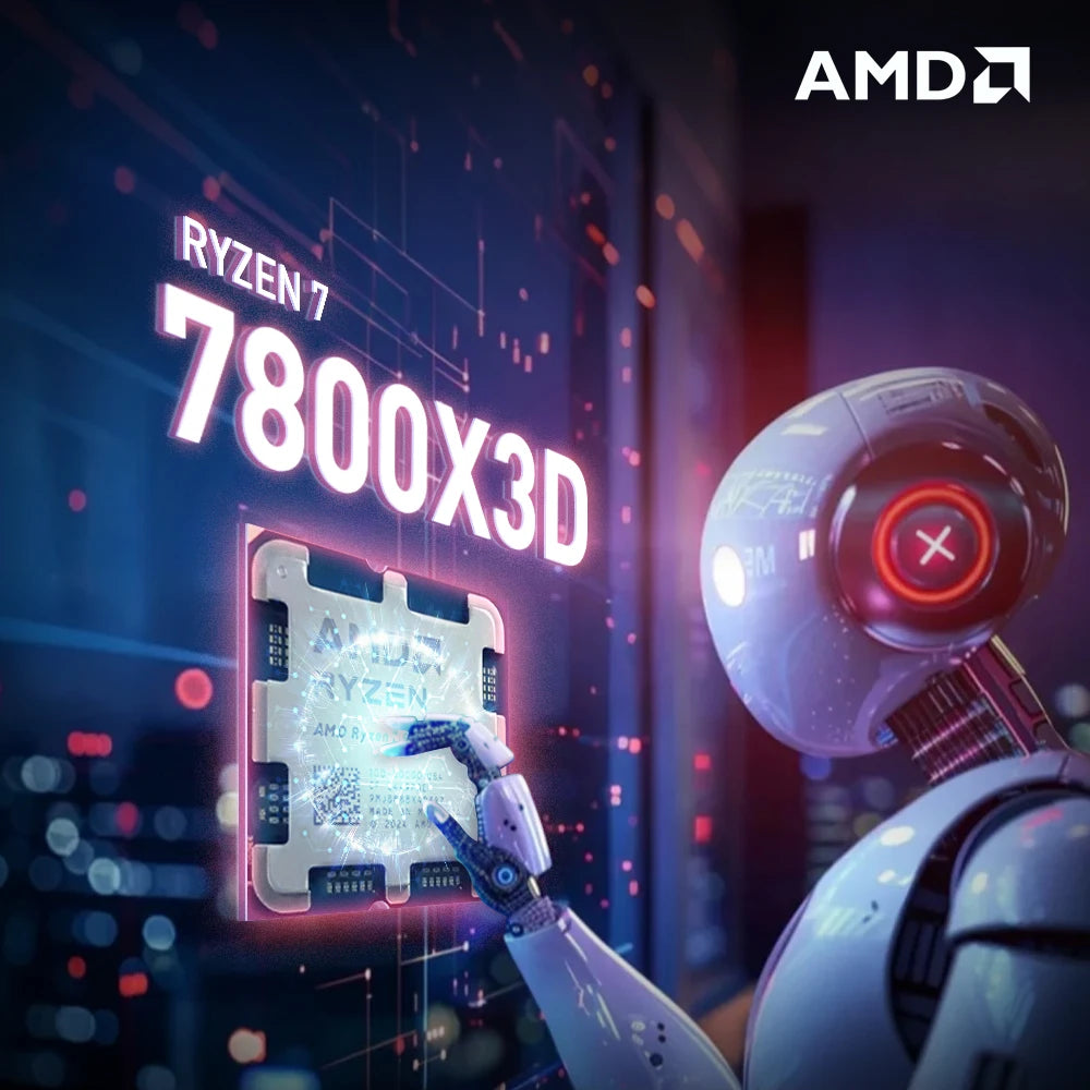 AMD Ryzen 7 7800X3D 8-Core 16-Thread L3=96M 4.2GHz 5NM Socket AM5 120W DDR5 R7 7800X3D Gaming Processor No Cooler