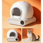 New  65L Automatic Smart Cat Litter Box Self Cleaning Fully Enclosed Large Cat Toilet Litter Tray