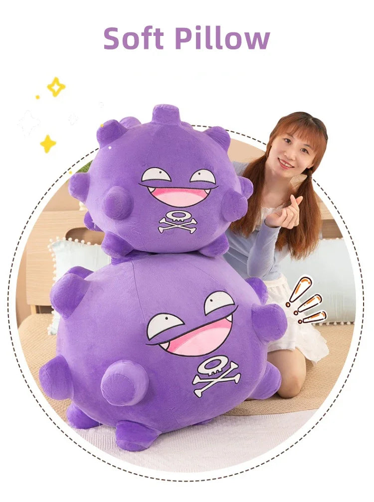 30/75cm Koffing Pokemon Plush Toys Large Anime Doll Cute Pillow Cartoon Huge Pokémon Plushie Stuffed Gift for Kids Christmas