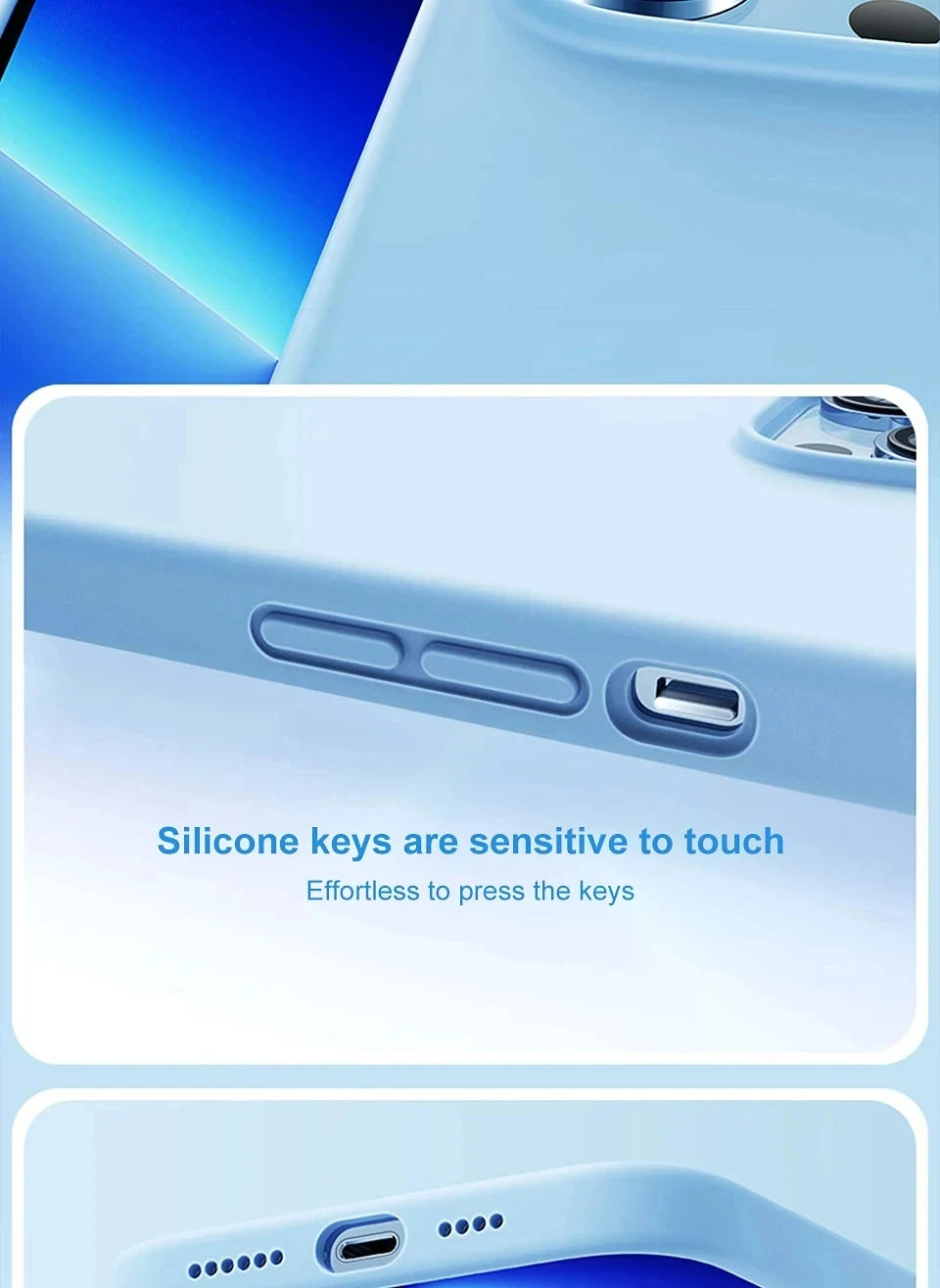 Luxury Shockproof Case For Apple iPhone 11 12 13 14 15 16 17 Pro Max 17 Air Plus Liquid Silicone Cases Cover Phone Accessories