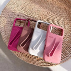 Hot‑Trend Rhode Lip Gloss Holder Cover for iPhone 11‑17, Anti‑Drop 3D Design Thick Silicone Single Shell Phone Accessory
