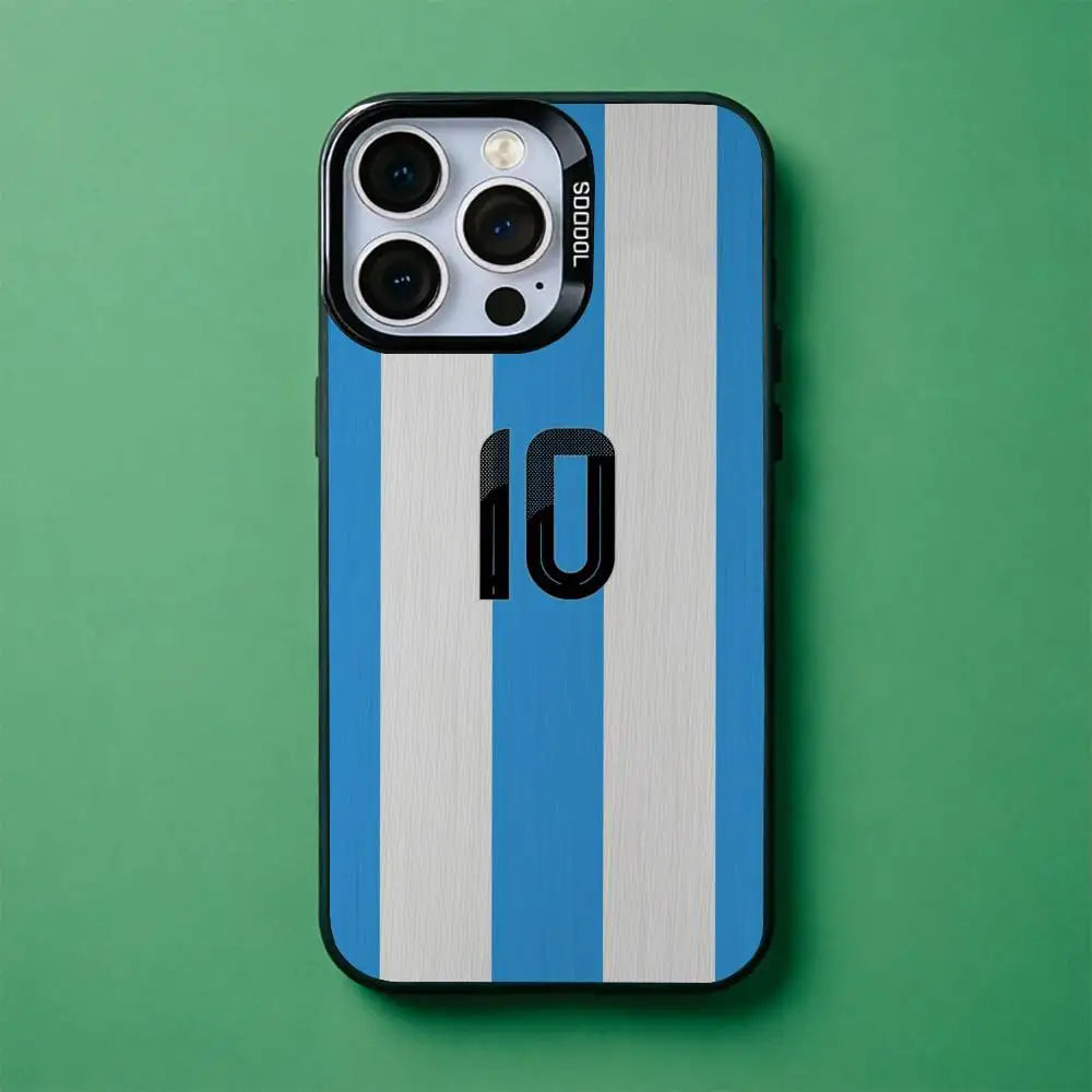 Lionel Messi Football Phone Case for iPhone 17 to 11 Pro Max TPU Cover