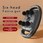 Six Head Deep Tissue Massage Gun High Frequency Vibration Muscle Relaxer