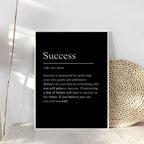 Discipline Motivational Terms Poster Modern and Elegant Wall Stickers for Home Decor Living Room Dormitory Wall Art