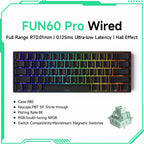 Akko MonsGeek FUN68 FUN60 PRO&MAX  HE Magnetic Keyboard 60% 65% Gaming Keyboards Rapid Trigger 8K Custom Keyboard Gamer Esports