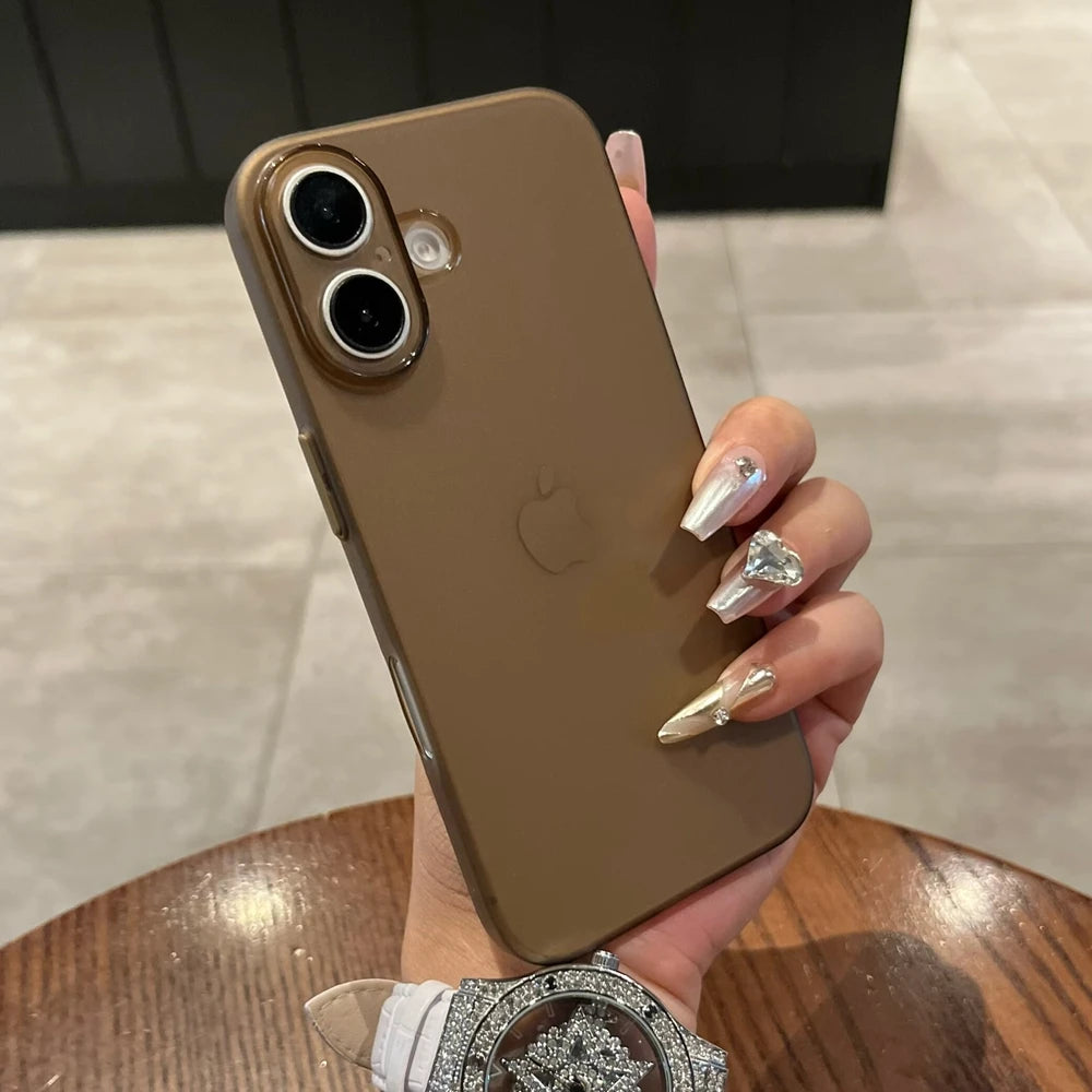 Ultra Thin PP Case For iPhone 18 17 16 15 14 13 12 11 Pro Max 16 15 Plus Matte Cover For iPhone 18Pro Slim Clear Shockproof Case