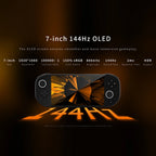 MANGMI POCKET MAX Handheld Game Console 7'' OLED 144Hz Screen Qualcomm SD865 Android 13 System 8000mAh Battery 27W Fast Charging