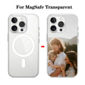 Magnetic Wireless Charger For Magsafe Transparent Case For iPhone 17 15 16 13 Pro Max Plus Personalized painting customization