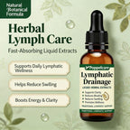 1-5pcs Natural Herbal Lymph Support Care Drops Lymphatic Drainage Oral Liquid Relieve Body Swelling Boost Energy