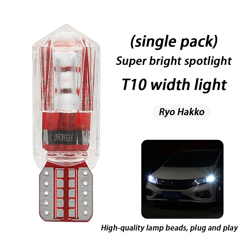 Width light modified car led lens t10 small light bulb super bright car exterior lights running lights general wholesale h11 h7