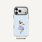 Fcicicase Polka Dot Pattern Case For Iphone 18 17 16 Pro Max 15 14 13 12 Plus 11 For Magsafe Wireless Charge PC +TPU Covers Capa