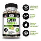Garcinia Cambogia Extract Weight Loss Capsules Unisex supports weight loss and fat burning, cleansing
