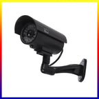 SNQP Fake Camera Dummy Waterproof Security CCTV Surveillance Camera With Flashing Red Led Light Outdoor Indoor