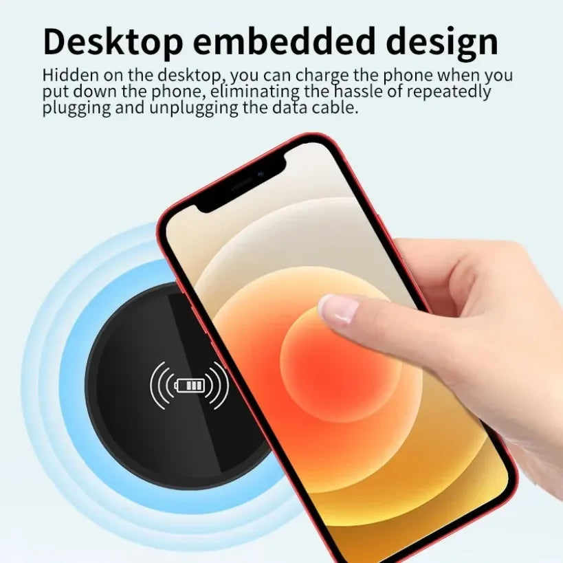 Desktop Embedded Wireless Charger – Fast Charging