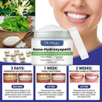 With Hydroxyapatite10%-Infused Winter Whitening Tooth Powder: Enamel Repair, Deep Cleaning & Long-Lasting Fresh Breath