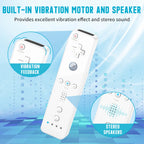 For Nintendo Wii/Will U Joystick 2in1 Wireless Remote Gamepad Controller Set Optional Motion Plus with Silicone Case Video Game
