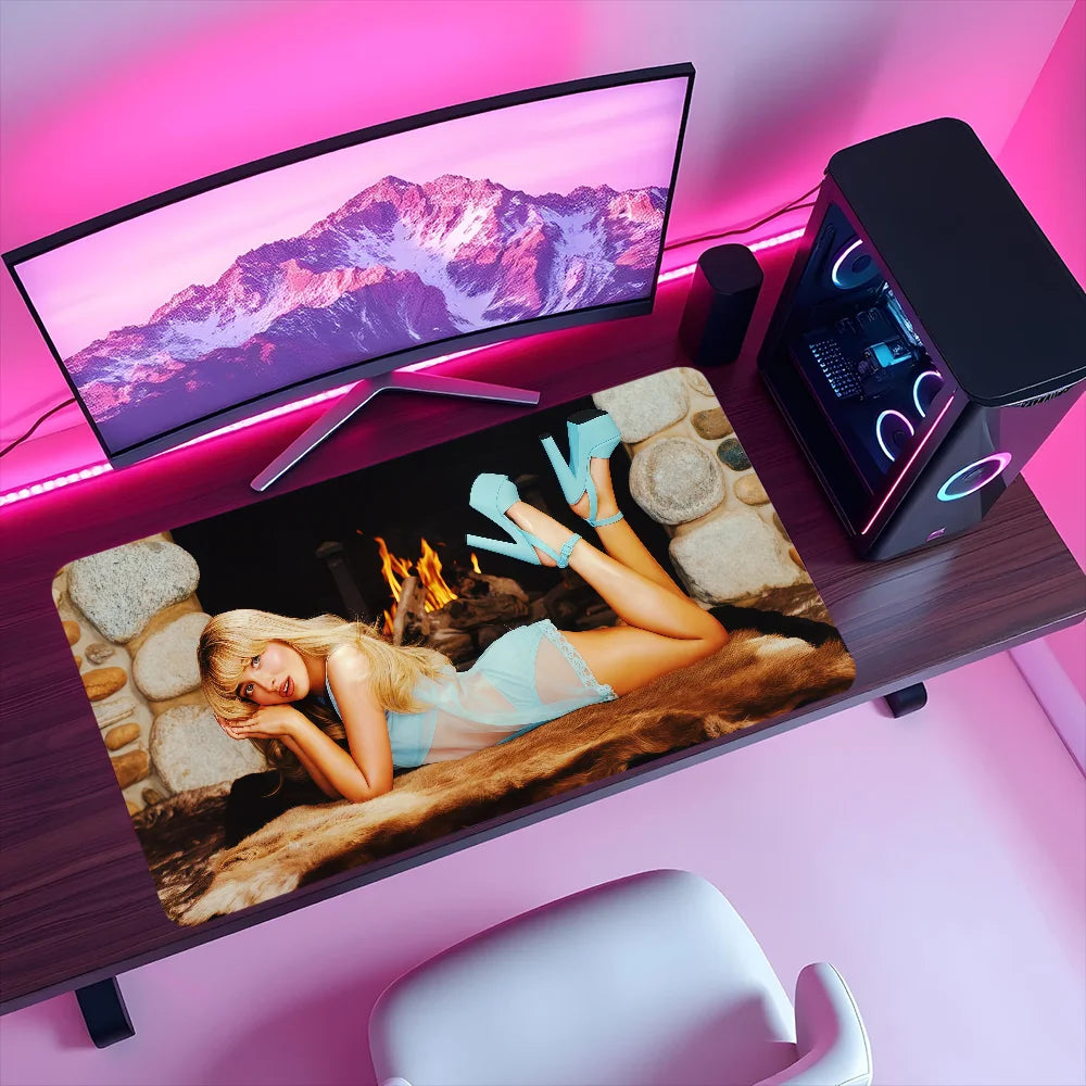 Mouse Singer Pad MousePad Non-slip Sweet Carpenter Lockedge Office Student S-Sabrina Gaming Thickened Large Writing Pad Cushion