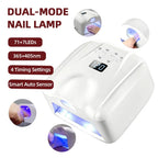 2 IN 1 Nail Lamp Single Toe Single Finger Gel Nail Curing Lamp Full Hand Fast Drying LED Light Nail Dryer Auto Sensor Dual Lamp