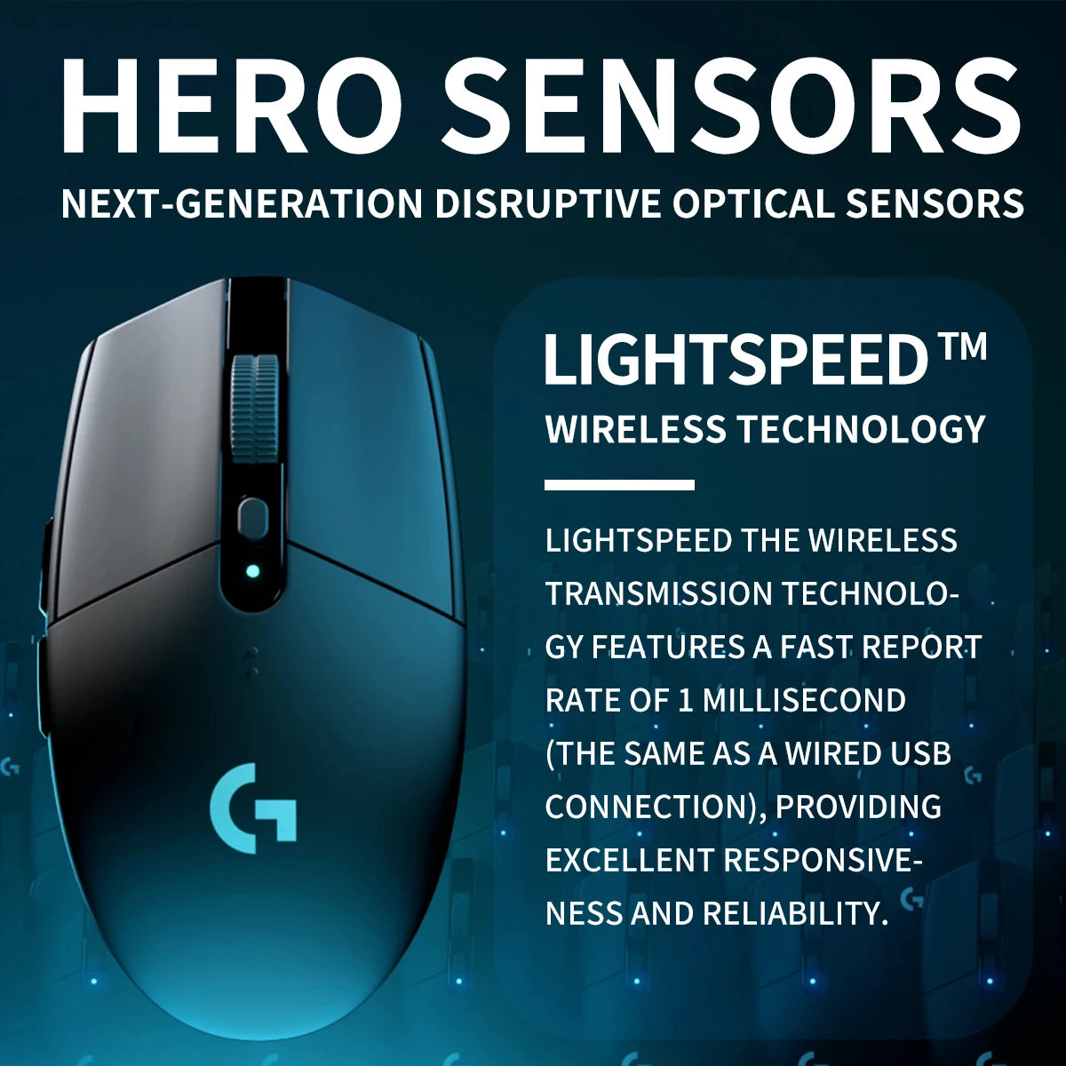 Logitech G304 /G305 Wireless Mouse LIGHTSPEED Tech 12000DPI