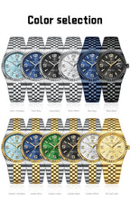 POEDAGAR High Quality Original Men Clock Waterproof Luminous Date Luxury Man Watch Stainless Steel Quartz Men's Watches Male+Box