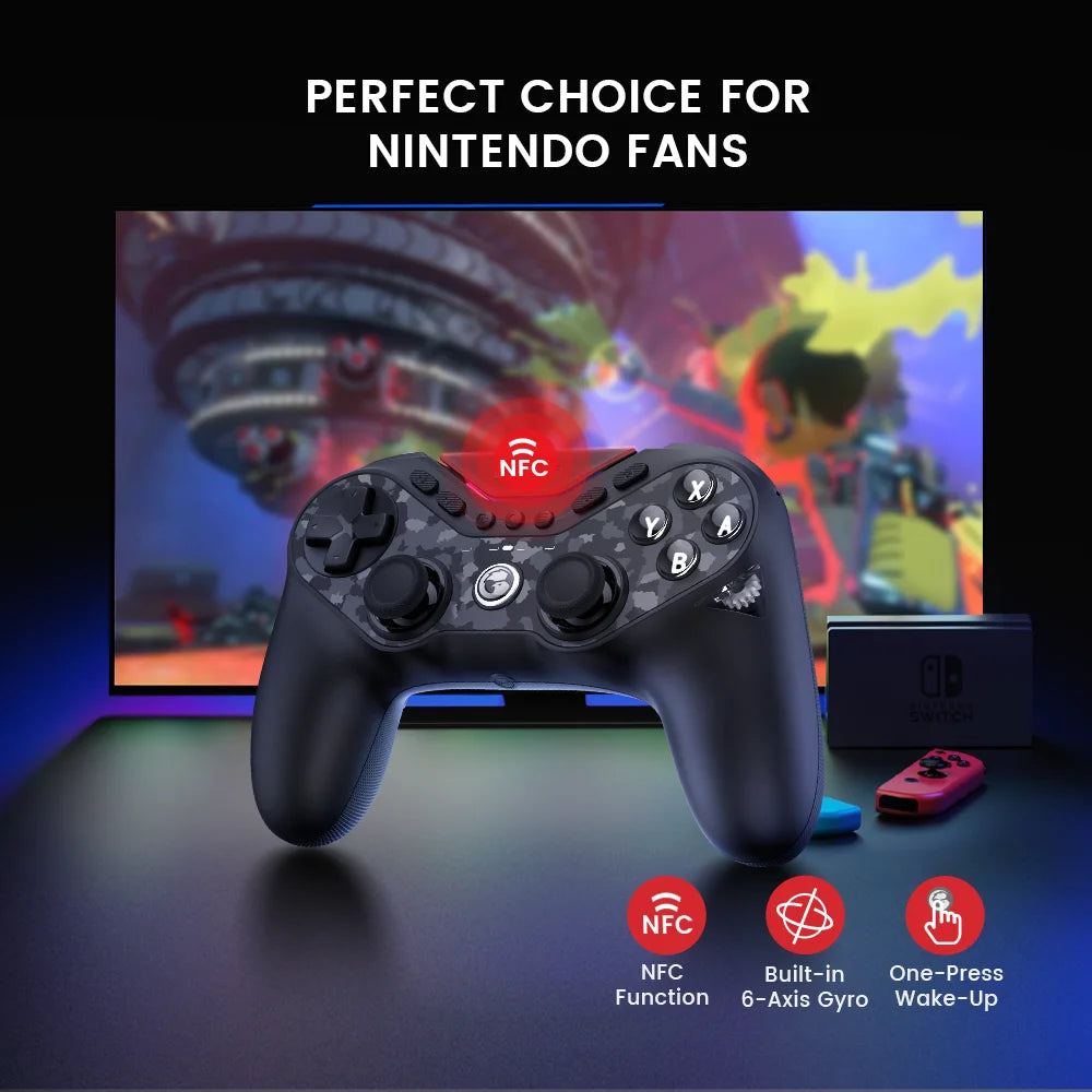 GameSir Tarantula Pro Switch Controller Hall Effect Gamepad with 9 Mappable Buttons for Nintendo Switch 2 iPhone Android Phone