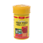 NEW Fish Food Pellets Small Ornamental Fish Growth Mini Pellet Balanced Diet High Protein Spirulina Color Enhanced Formula