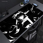 Anime Mask Girl Mouse Pad YUki Aim Gaming Speed Mouse Mat Game Premium Mousepad Gamer E-Sports Desk Mat Computer Keyboard Mats