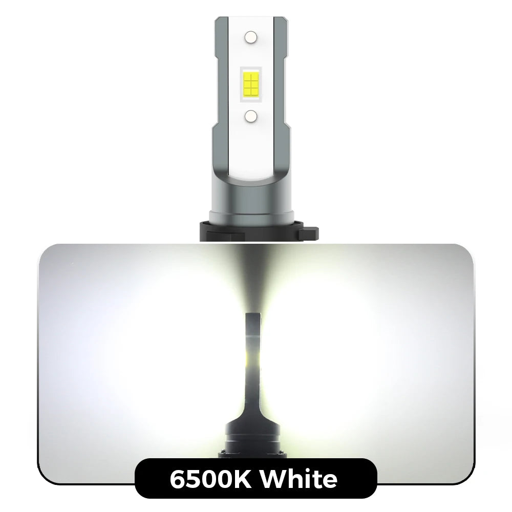 BMTxms 2Pcs 60W 12000LM Canbus H8 H11 9005 9006 Car LED Light Fog Light H9 HB3 HB4 9145 H10 LED Fog Lamp 6500K 3000K 12V Diode