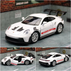 1:36 Porsche 911 992 GT3 RS Alloy Track Racing Car Model Diecast Metal Sports Car Model High Simulation Collection Kids Toy Gift
