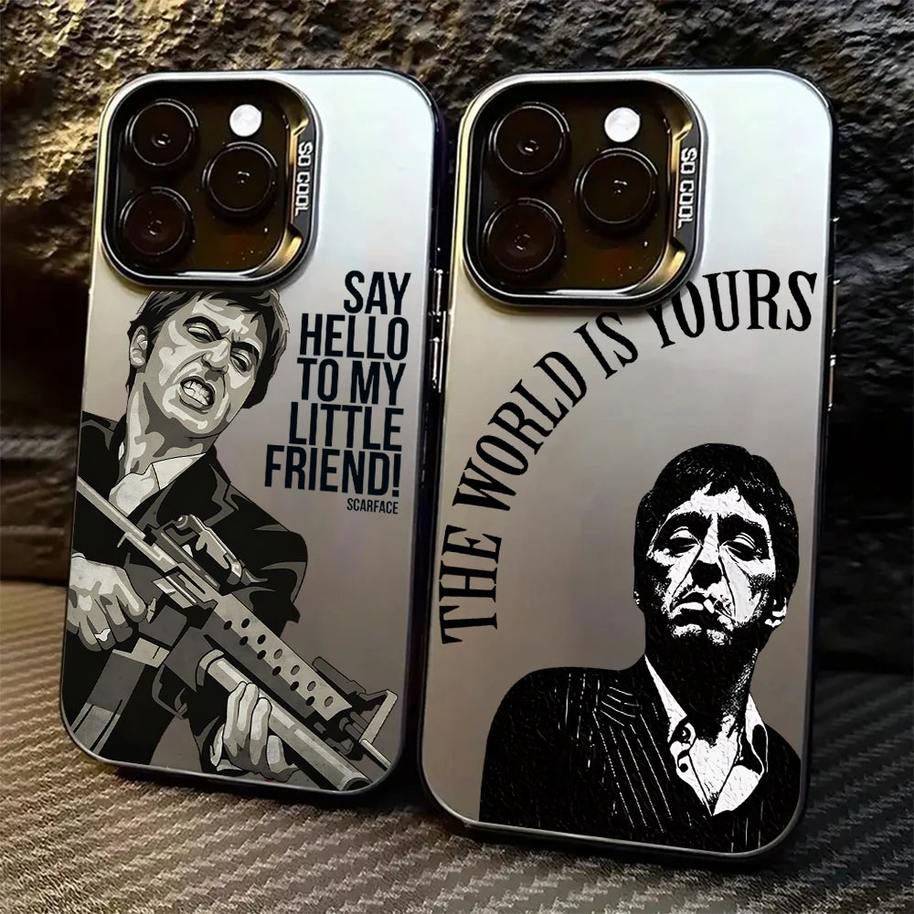 Fashion Hot S-Scarface Phone Case for Samsung Galaxy S26 S25 S24 S23 S22 S21 FE Ultra Edge Plus 4G 5G Anti Fall Matte Cover