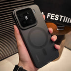 Luxury Skin Feel Matte Case For Xiaomi 15/14 Pro/15 Ultra For Magsafe Magnetic Shockproof Phone Cover Bumper Protective Funda