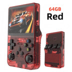 R36S Retro Handheld Video Game Console 3.5 Inch IPS Screen 128GB Portable Pocket Player Linux System Preloaded Games Boy Gift