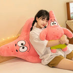 35-100CM SpongeBob Doll SquarePants Patrick Star Plush Anime Cartoon Toy Soft Cute Stuffed Collection Children's Birthday Gift