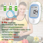 Multi-function Blood Ketone Meter Kit with Ketone Test Strips, Ketone Monitoring for Keto Diet, Ketosis, Fast & Accurate Results