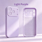 Original Liquid Silicone Case for iPhone 17 16 15 14 13 Pro Max 17Pro 16Pro Shockproof Soft Bumper Cases Cover Phone Accessories