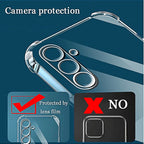 Clear Phone Case for Samsung Galaxy A16 5g 4g A15 A25 A35 A55 A54 A34 A24 A14 TPU Transparent Case Shockproof Back Covers