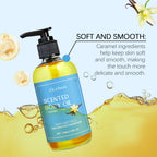 Caramel Vanilla Body Massage Oil Moisturizing Nourishing Smoothing Skin Care Relieve Stress Muscle Relaxing Body SPA Oils