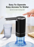 Water Dispenser Water Pump Electric Bottle Pump Mini Portable Water Pump Usb Foldable Household Automatic Water Dispenser