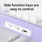 AJAZZ AK980 98% Mechanical Keyboard Gasket Mount Hot Swappable Wireless RGB Multi-Layer Foam Dampening PBT Keycaps