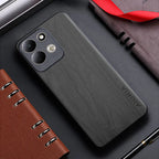Case for Xiaomi Redmi 17C redmi17 redmi17 c 5G 4G funda bamboo wood pattern Leather back cover for xiaomi redmi 17 17c case