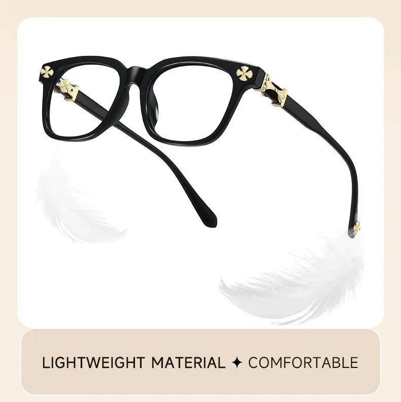 2026 BEAU FIVE Retro Square Blue Light Blocking Computer Glasses