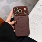 Big Window Liquid Silicone Phone Case For iPhone 17 Air 16 15 14 Plus 12 13 16 Pro Max Official Soft Protector Cover