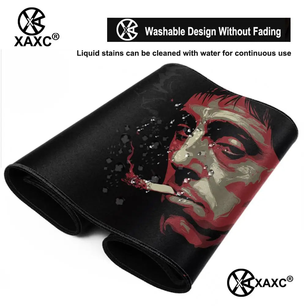 Movie Scarface 1983 Mouse Pad Non-slip Desk Mat PC Laptop Accessories Rubber Office Keyboard Large Gamers Decoracion XAXC