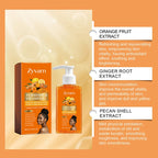 Turmeric&Vitamin C Moisturizing Body Wash, Exfoliating Cleansing Smoothing Body Wash, Gentle Scrub Finish Refreshing Natural Sce