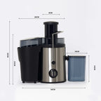Multi Functional Juicer, Juicer, Suitable for Vegetables and Fruits - Wide Inlet for Easy Juice Extraction,3-Speed Setting, Easy to Clean, BPA Free, High Juice Yield, Fast Juicing Speed, Ideal Choice for Healthy Living and de