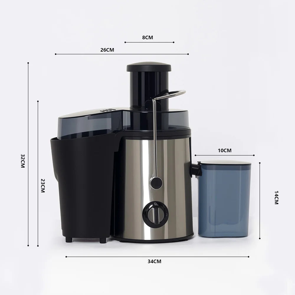 Multi Functional Juicer, Juicer, Suitable for Vegetables and Fruits - Wide Inlet for Easy Juice Extraction,3-Speed Setting, Easy to Clean, BPA Free, High Juice Yield, Fast Juicing Speed, Ideal Choice for Healthy Living and de