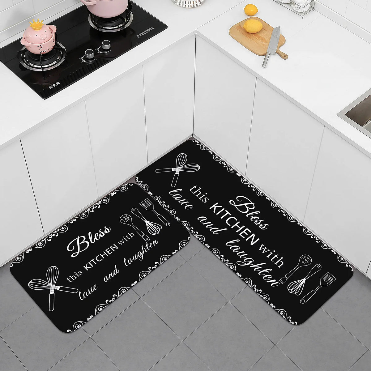 1piece Multi-purpose Sponge Water Absorption Mat:Kitchen,Bathroom Bathroom Anti-skid,Moisture Absorption,Machine Washable Carpet