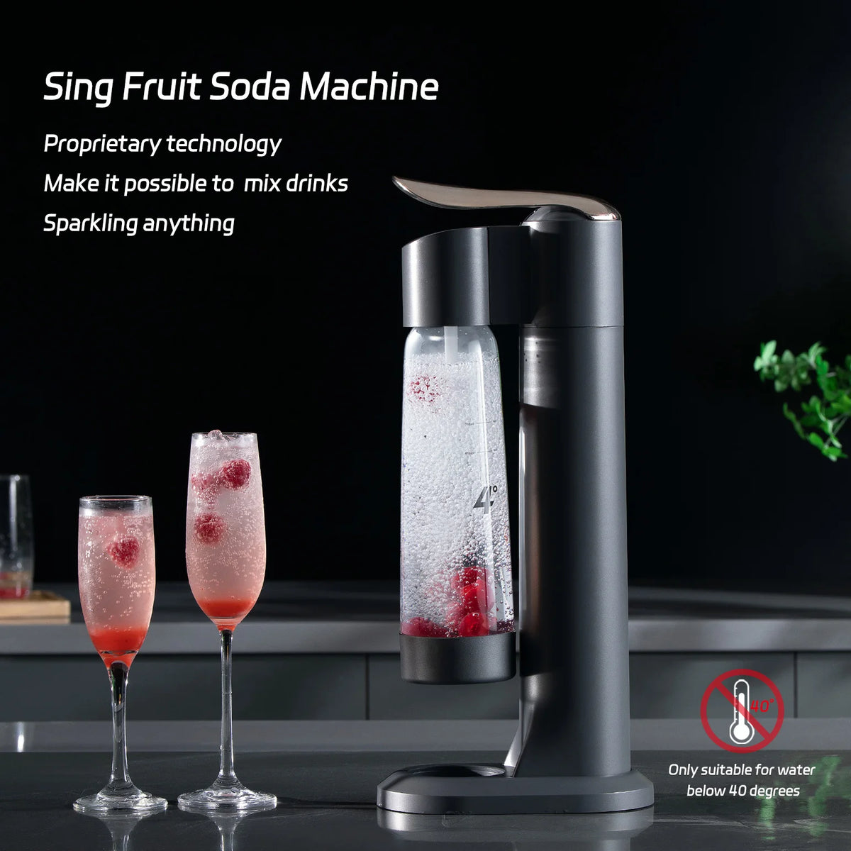 Soda and Sparkling Water Maker Stream 60L Co2 Cylinder  Factory Hot Selling Soda Dispenser Quick Connect Machine