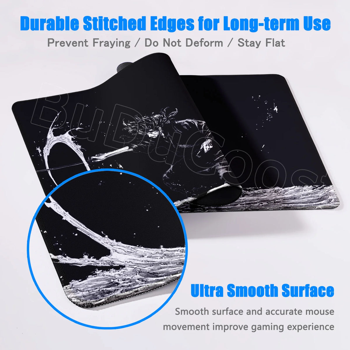 New HD Printing Miyamoto Musashi Vagabond Manga Mousepad Large Gaming Compute XXL PC Keyboard Mouse Mat Non-slip Rubber Desk Mat