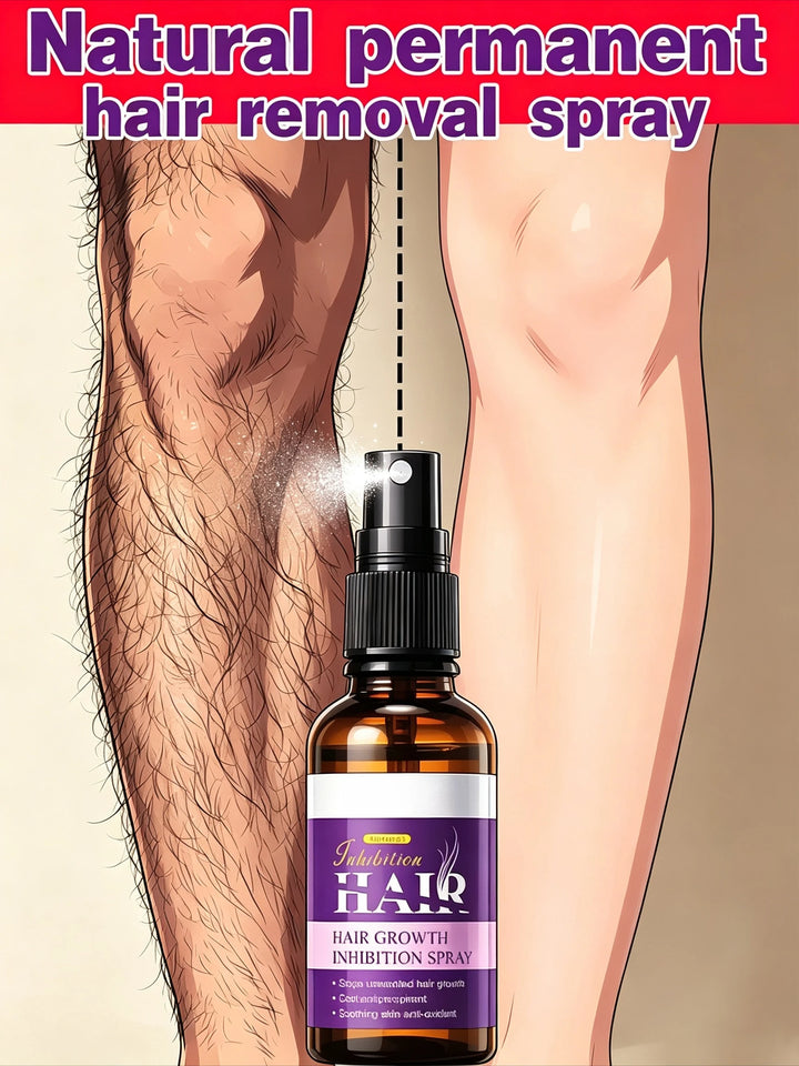 2026 New Natural Body Hair Inhibiting Spray Gentle Care Moisturizing Serum Slow Hair Growth for Thigh Armpit Chest Skin